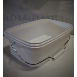JETR 35P szögletes vödör, fehér 128g